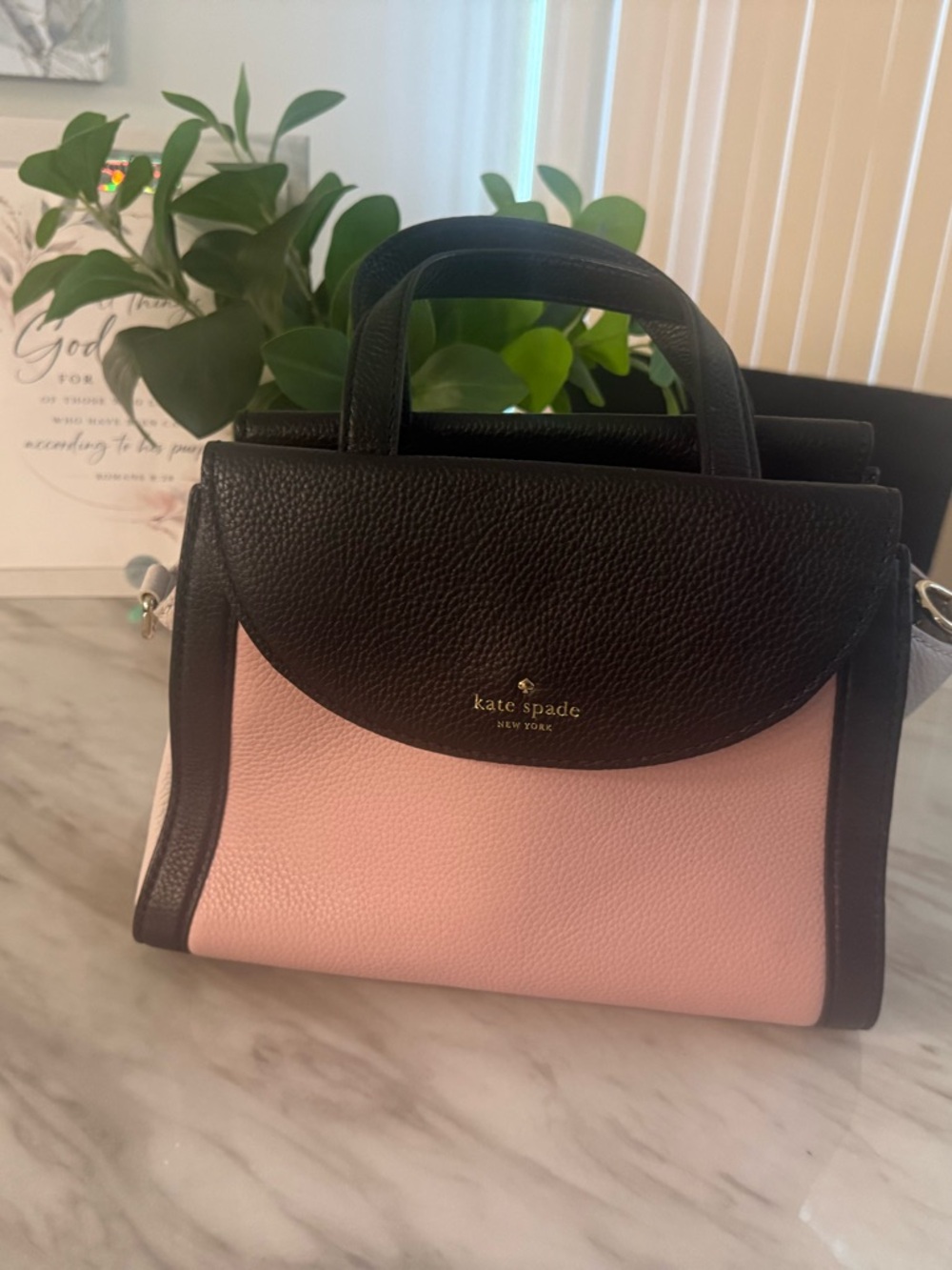 kate spade Cobble Hill Adrien Tri-Color Pebbled Leather Top-Handle Satchel